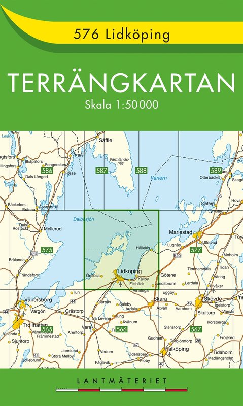 576 Lidköping Terrängkartan : 1:50000 – Smakprov